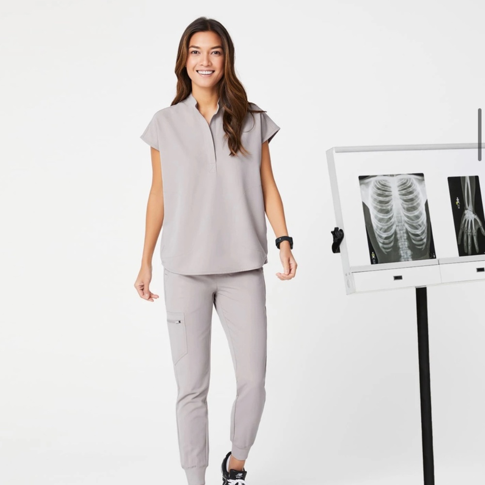 Figs Slate Rafaela Top